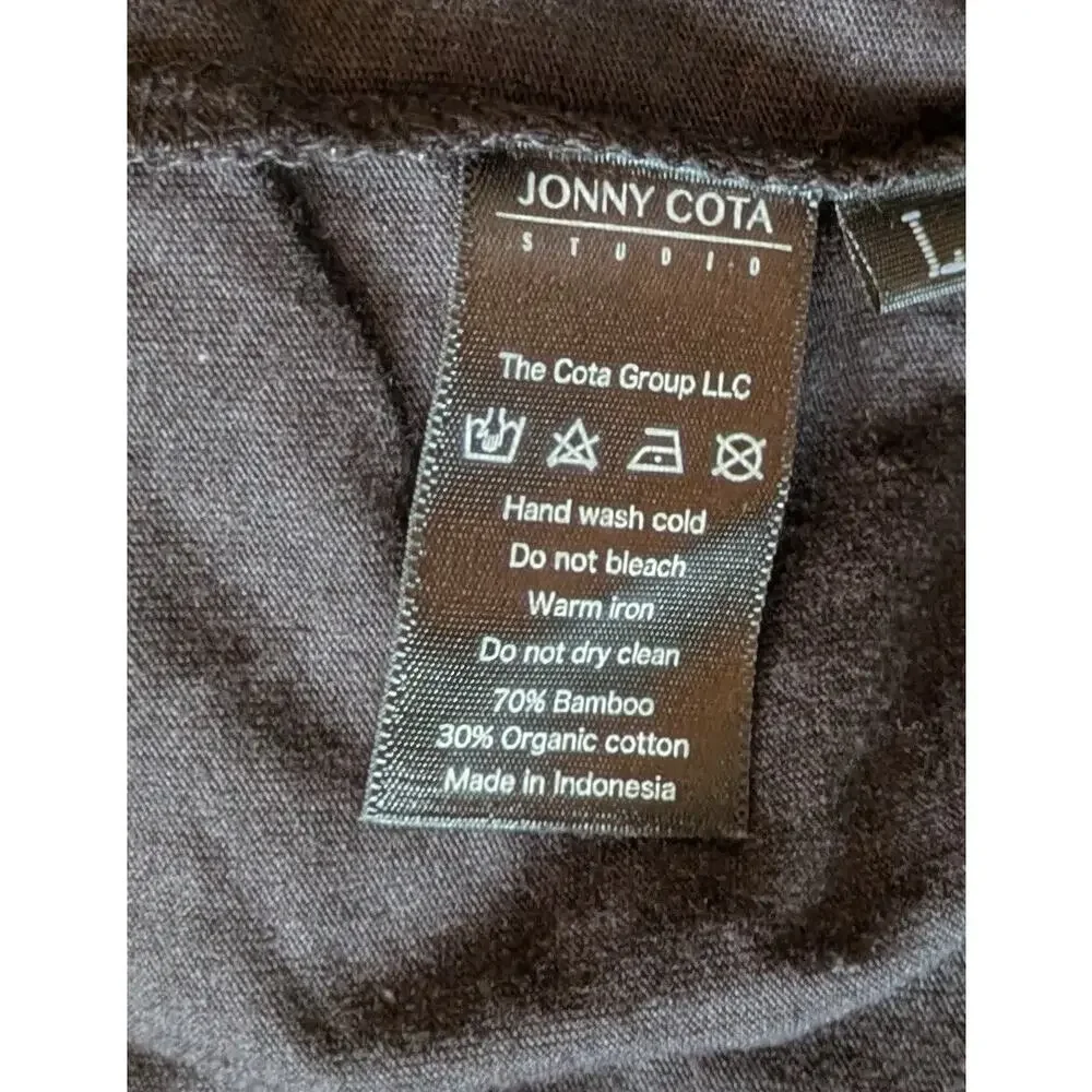 Jonny Cota Studio T-Shirt Large Unisex Black Leopard Wing Streetwear Graphic NEW